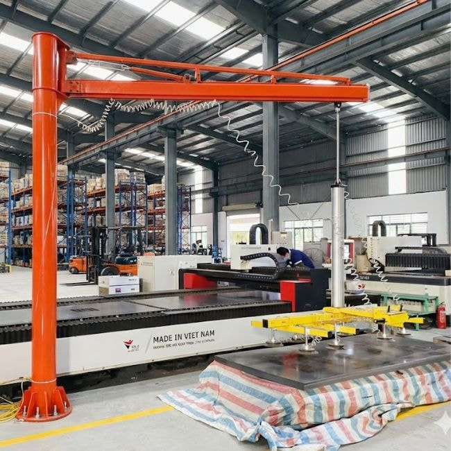 200kg Jib Crane with Vacuum Lifter 200kg Jib Crane with Vacuum Lifter