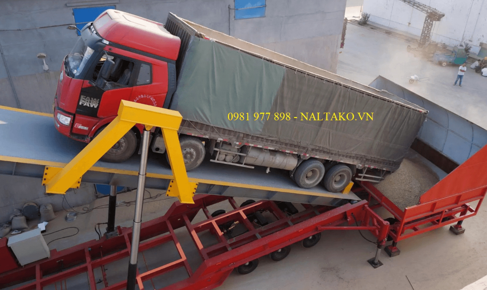 Cầu dẫn tích hợp sàn nâng