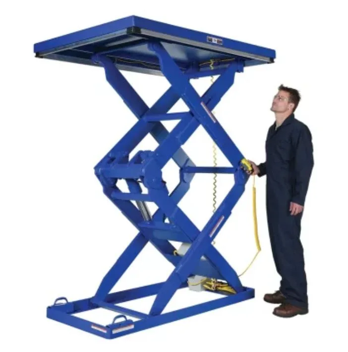 Thao tác vận hành bàn nâng 3000kg dễ dàng