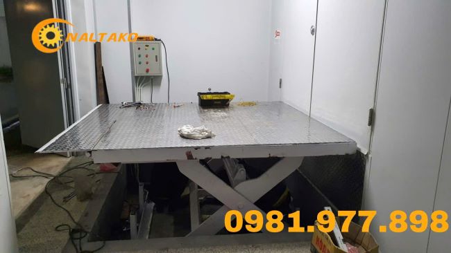 Cấu tạo của bàn nâng thủy lực âm