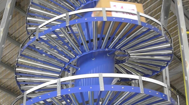 Băng tải xoắn ốc là thiets bị di chuyển hàng hóa theo dạng xoắn ốc, giúp tiết kiệm diện tích 