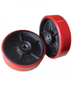 Bánh xe nâng thường cấu tạo bởi phần lõi, lớp vỏ ngoài và vòng bi