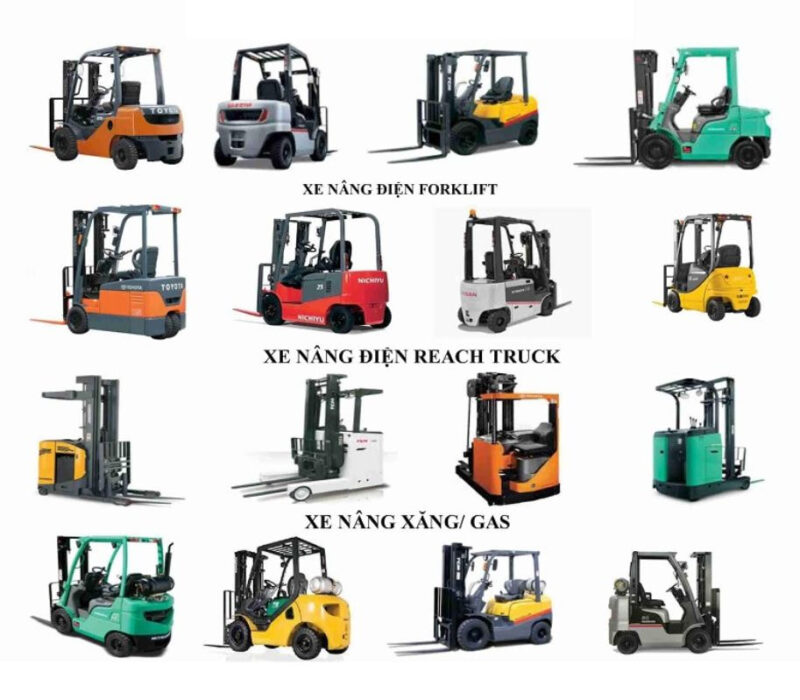 Các thương hiệu xe nâng được ưa chuộng tại Việt Nam 