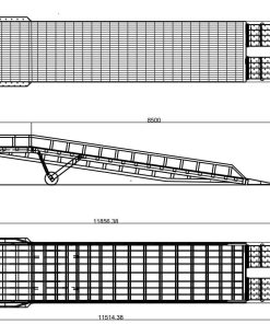 Cầu dẫn xe nâng 8 tấn tiêu chuẩn 2