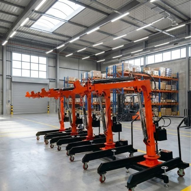 Equipment using hydraulic principles to lift goods