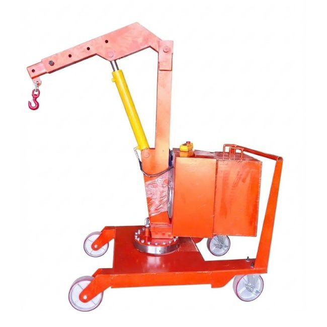 Crane equipped with wheels suitable for various working environments