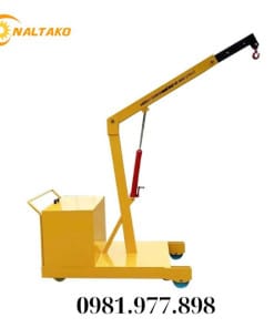 cẩu mini thủy lực điện tự chế