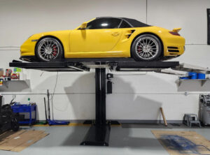 Cầu nâng 1 trụ rửa xe ô tô