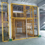 Cấu tạo (Linh kiện) thang nâng hàng thủy lực