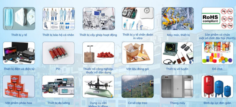 Một số sản phẩm bắt buộc có chứng chỉ CE