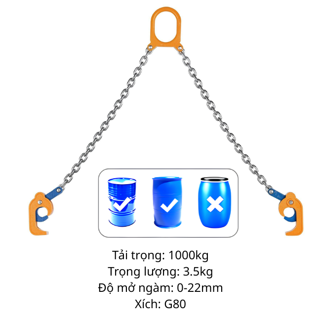 Dây móc xích thùng phi 3 Dây móc xích thùng phi 3