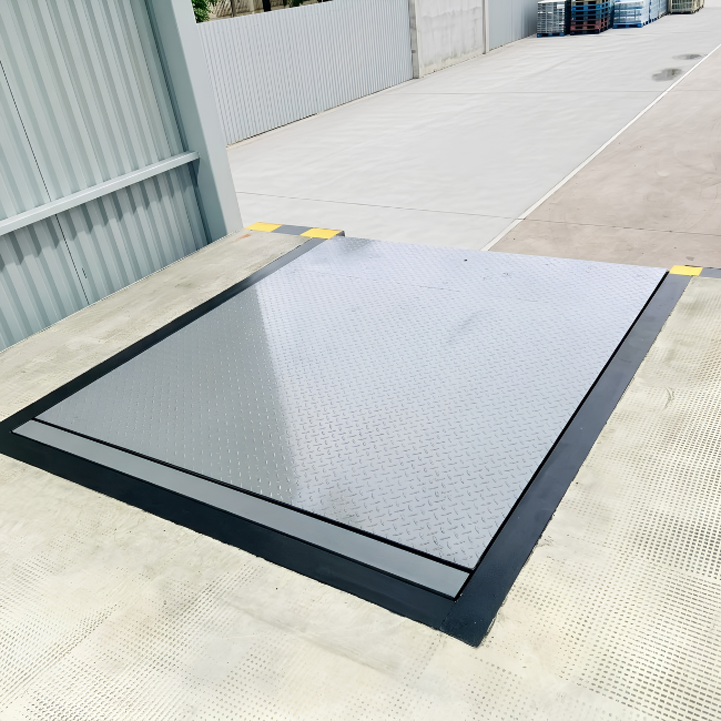 Dock Leveler mặt sàn 2x2m, tải trọng 6000kg 2 Dock Leveler mặt sàn 2x2m, tải trọng 6000kg 2