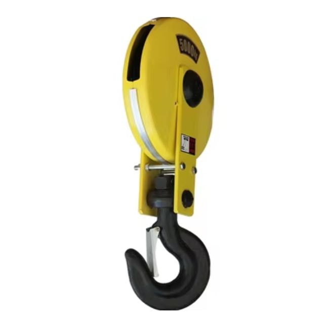 Móc cẩu palang được đúc thép hợp kim siêu chứng, tích hợp khóa lưỡi gà lò xo chắc chắn