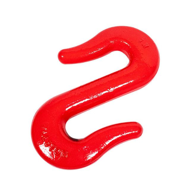 Móc chữ S dễ dàng móc vào mắt xích hoặc dây cáp mà không cần qua nhiều thao tác đóng mở