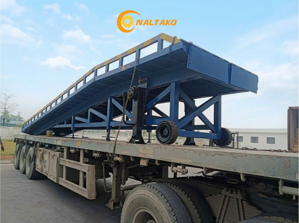 Naltako delivers 2 forklift ramps at Nam Cau Kien