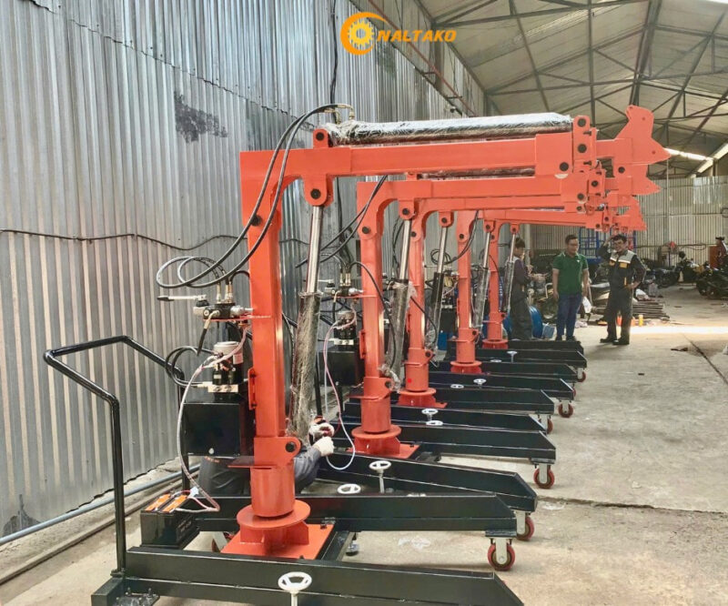 Naltako bàn giao cần cẩu mini tại Hưng Yên nhận được nhiều phản hồi tích cực của khách hàng 