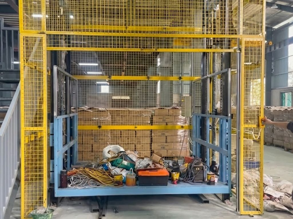 Đấu nối điện thang nâng 