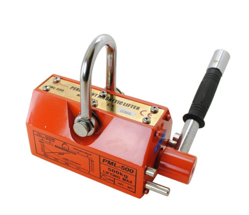 Nam châm nâng tay gạt là thiết bị nâng hạ bằng từ tính, không sử dụng nguồn điện 