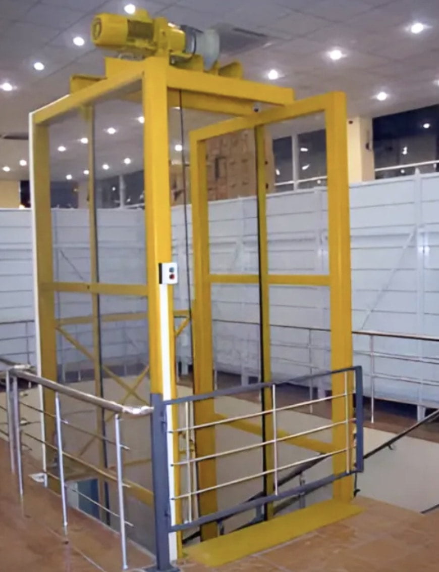 Thang tời hàng motor phù hợp với nhu cầu nâng tải trọng nhỏ