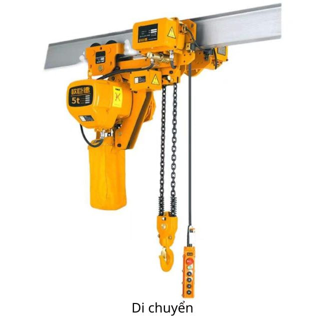 Pa lăng xích điện KOIO di chuyển