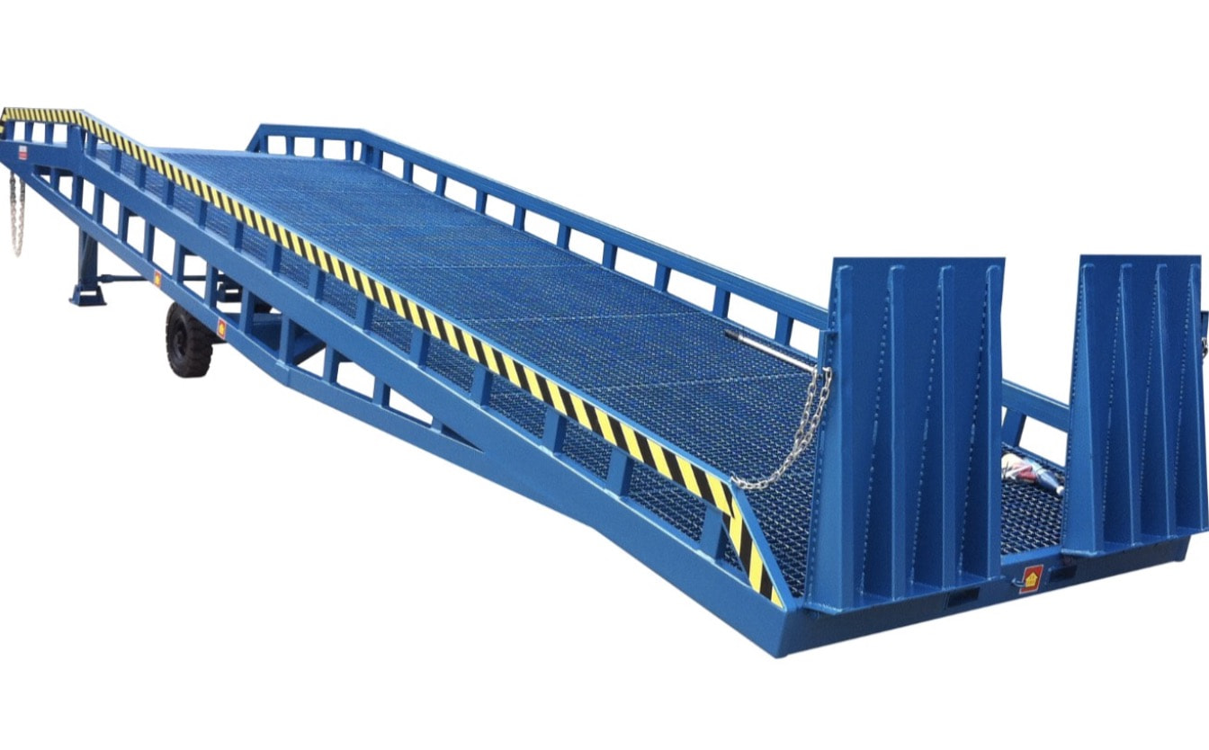 Ứng dụng trong cầu dẫn xe nâng lên container