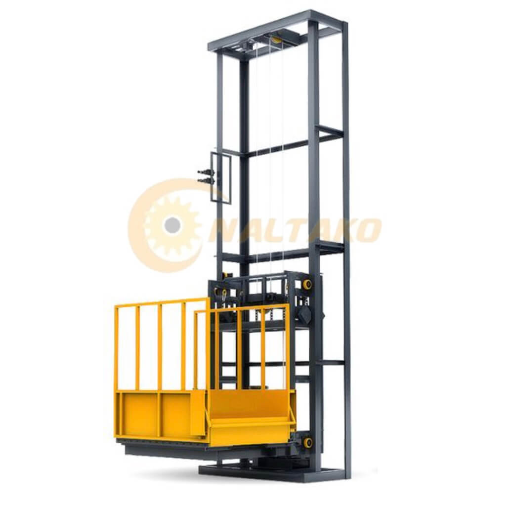 Thang nâng hàng thuỷ lực tại Naltako