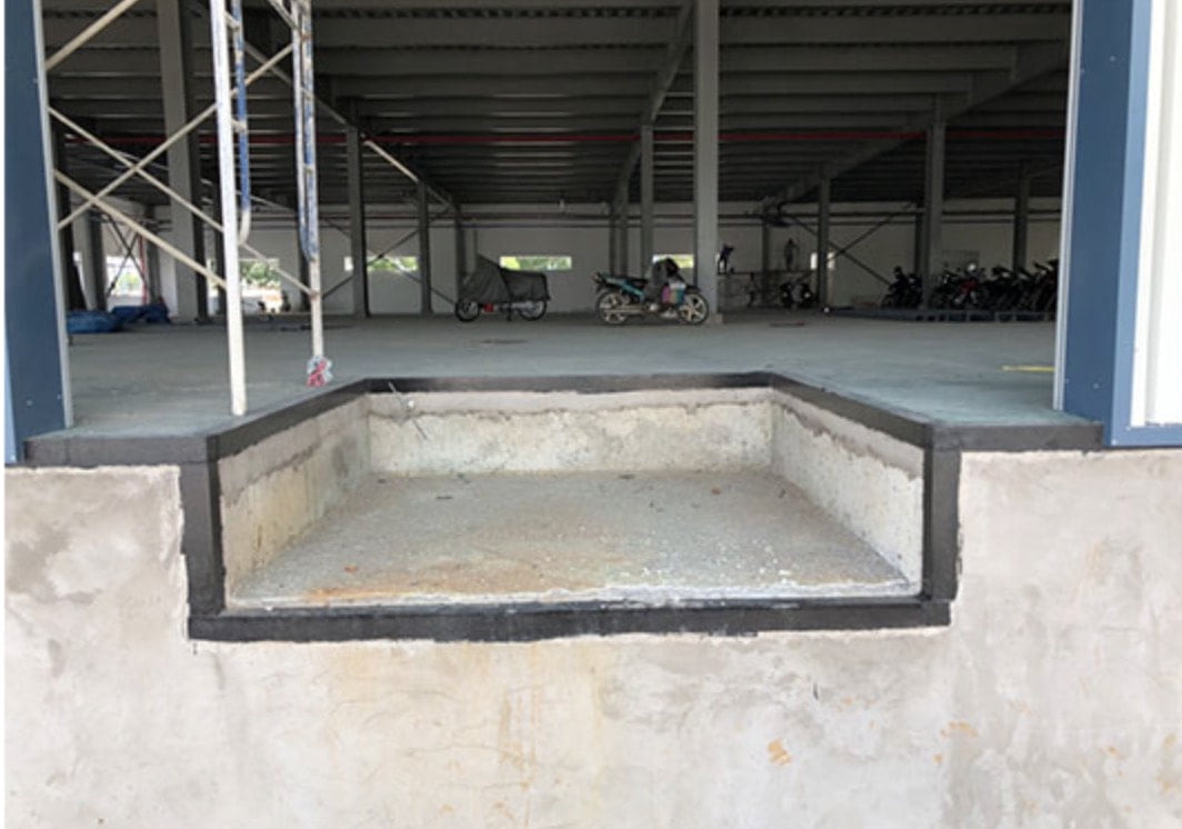 Kích thước hố dock