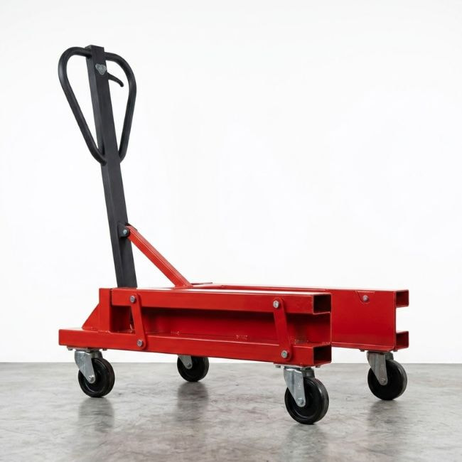 Xe đẩy giỏ nhựa điều chỉnh độ rộng 300-450mm – tải 200kg 7 Xe đẩy giỏ nhựa điều chỉnh độ rộng 300-450mm – tải 200kg 7