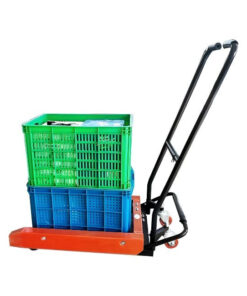 Xe đẩy giỏ nhựa điều chỉnh độ rộng 300-450mm 