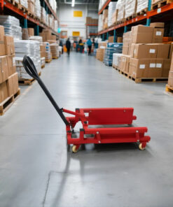 Xe đẩy giỏ nhựa điều chỉnh độ rộng 300-450mm – tải 200kg