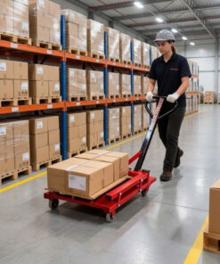 Xe đẩy giỏ nhựa điều chỉnh độ rộng 300-450mm – tải 200kg 2