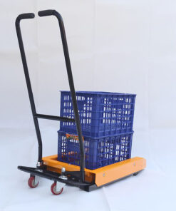Xe đẩy giỏ nhựa đang là sự lựa chọn của nhiều kho bãi, trung tâm logistics... 