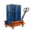 Xe đẩy giỏ nhựa điều chỉnh độ rộng 350-550mm – tải 250kg