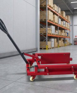 Xe đẩy giỏ nhựa điều chỉnh độ rộng 350-550mm – tải 250kg 2