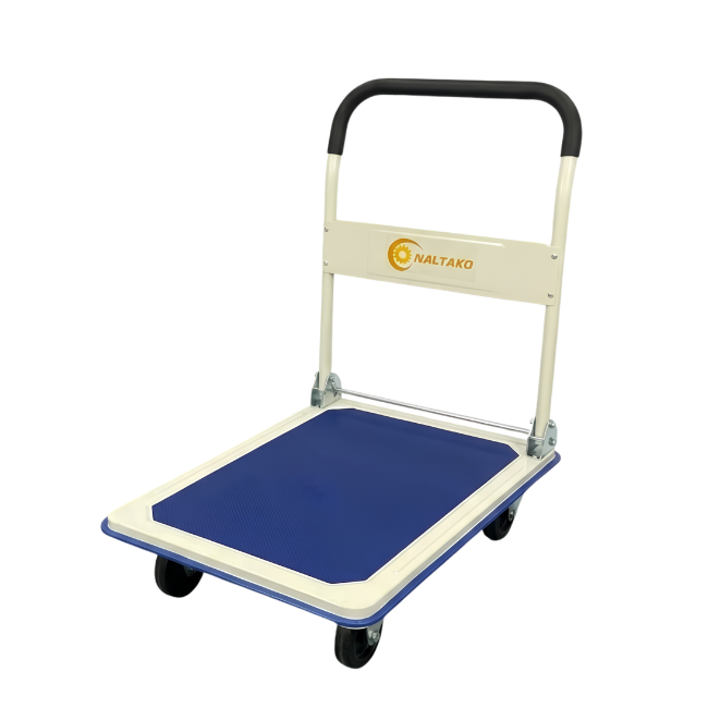 Xe được trang bị bánh xe bọc cao su giúp di chuyển êm ái trên nhiều bề mặt