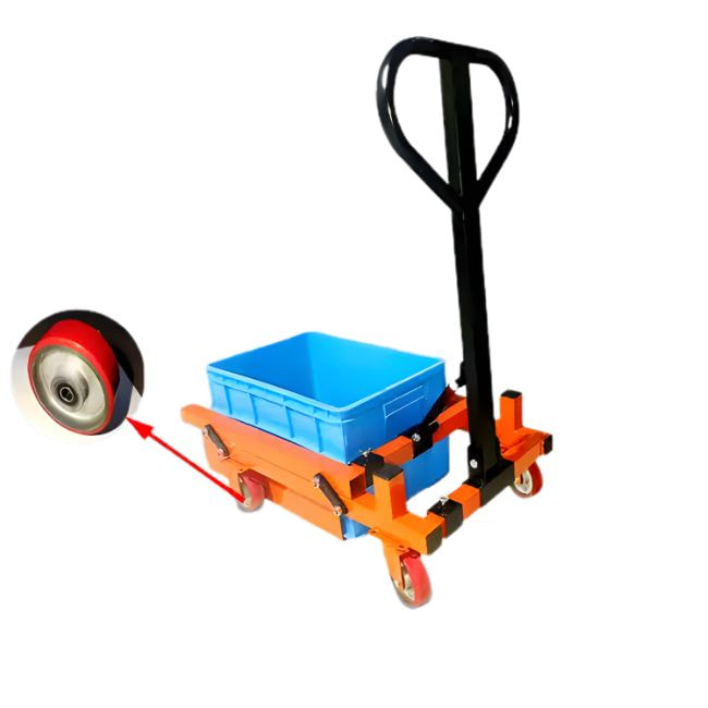 Xe nâng chuyển thùng nhựa Xe nâng chuyển thùng nhựa