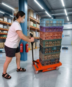 Xe nâng chuyển thùng nhựa  2