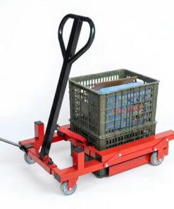 Xe nâng chuyển thùng nhựa hoa quả, hải sản – tải 500kg Xe nâng chuyển thùng nhựa hoa quả, hải sản – tải 500kg