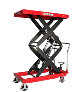 Xe nâng mặt bàn 1000kg nâng cao 1.7m với khung thép dày dặn, mặt bàn nâng rộng rãi và cứng cáp