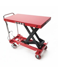 Xe nâng mặt bàn 1000kg nâng cao 1m với khung thép dày dặn, bền bỉ, nâng hạ mạnh mẽ