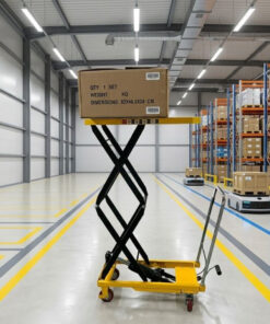 Xe nâng mặt bàn 150kg nâng cao 1.26m 