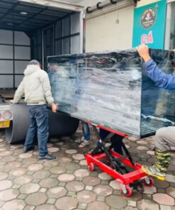 Xe nâng mặt bàn 500kg nâng cao 1.5m nâng bể cá cảnh