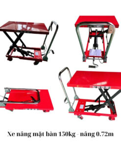 Xe nâng mặt bàn 150kg - nâng cao 0.72m