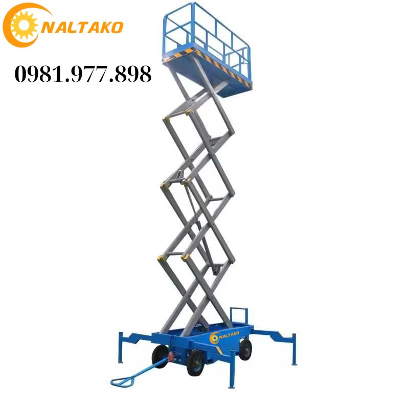 Xe nâng người dạng cắt kéo mini