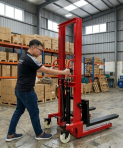 Xe nâng tay cao 1 tấn thép H  2