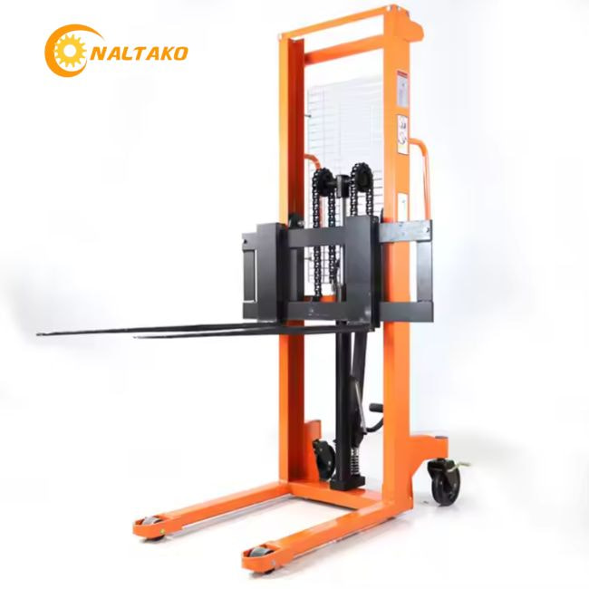 Xe nâng tay cao 3 tấn có cấu tạo chắc chắn và hoạt động trên nguyên lý thủy lực