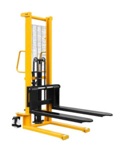 Xe nâng tay cao thép C 1 tấn có bán kính vòng quay nhỏ, dễ dàng di chuyển trong các lối đi hẹp