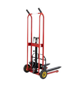 Xe nâng tay cao mini 1.2m phù hợp nâng hàng hóa gọn nhẹ, linh hoạt di chuyển trong nhiều không gian