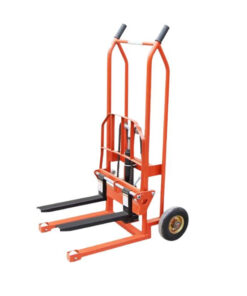 Xe nâng tay cao mini 1.2m phù hợp nâng hàng hóa gọn nhẹ, linh hoạt di chuyển trong nhiều không gian