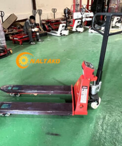 Xe nâng tay có gắn cân điện tử